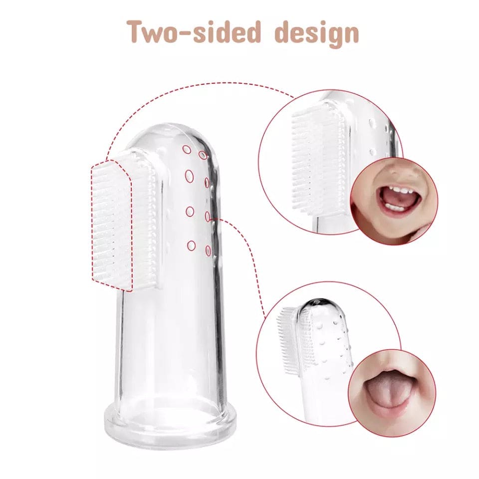 Baby Finger Toothbrush, Silicone Infant Tooth Brush, Baby Silicone Training Brush, Transparent Fingertip Tooth Cleaning Brush, Bad Breath Tartar Teeth Tool, Kids Baby Infant Soft Silicone Teeth Rubber Massager Baby Finger Toothbrush, Silicone Infant Tooth Brush, Baby Silicone Training Brush, Transparent Fingertip Tooth Cleaning Brush, Bad Breath Tartar Teeth Tool, Kids Baby Infant Soft Silicone Teeth Rubber Massager